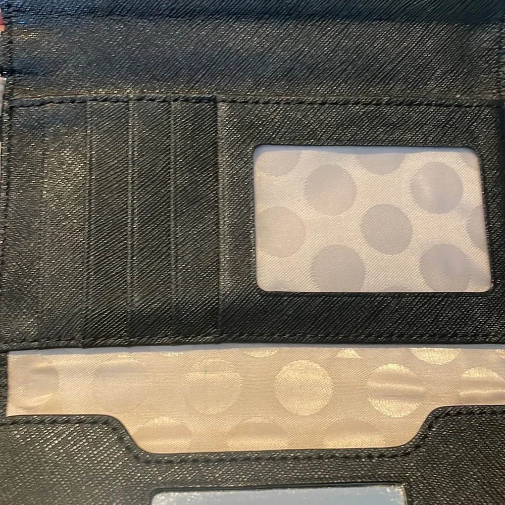 Kate Spade ♠️ Cedar Street Tech Wristlet 8ARU1099 black saffiano leather - Picture 5 of 10
